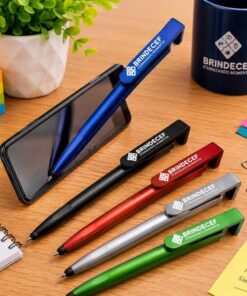 Caneta Plástica Touch Suporte Personalizada