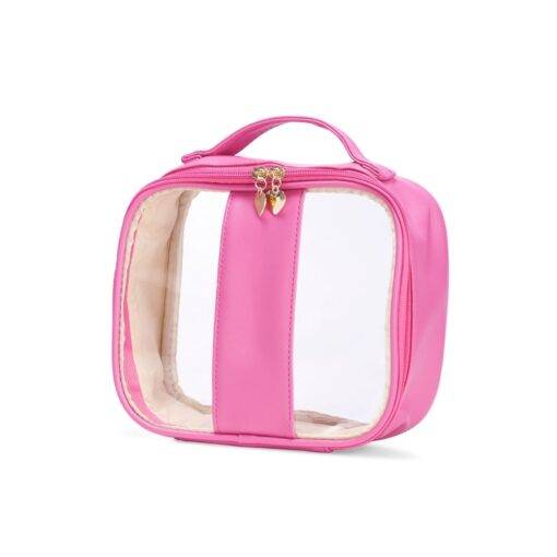 Necessaire-PVC-Impermeavel-ROSA-ESCURO-