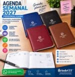Agenda Semanal Personalizada 2027 para Empre