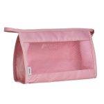 Necessaire outubro rosa poliester