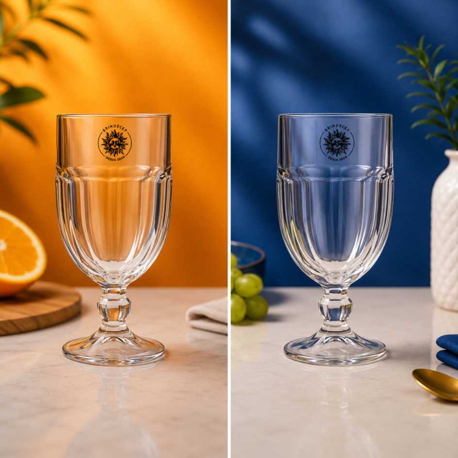 Taça de Vidro Personalizada Bristol 470ml Para Suco Taça de Vidro Personalizada Bristol 470ml Para Suco