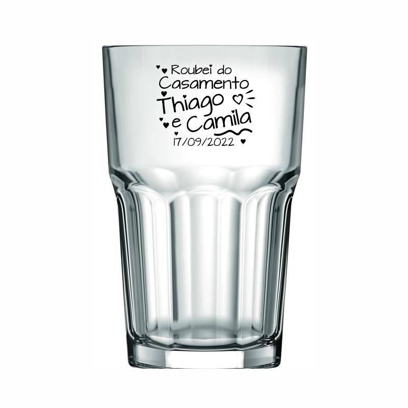 Copos de Vidro Personalizado Bristol