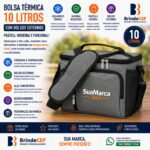 Bolsa térmica 10 litros Personalizada com bolsos externos