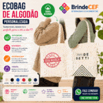 Ecobag Personalizada de Algodão ,