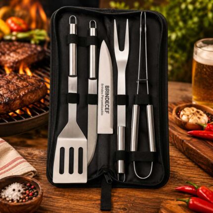 Kit Churrasco Personalizado 4 peças