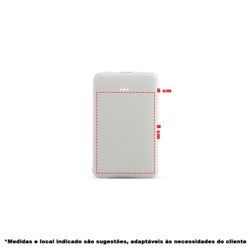Power Bank Plástico Personalizado