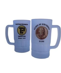 Caneca de Chopp de Vidro Fosca