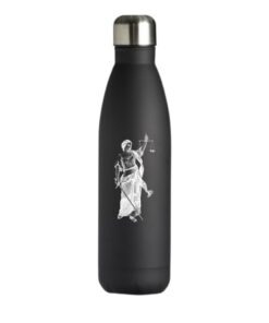 Garrafa de Inox 750 ml Preto Fosco Personalizada