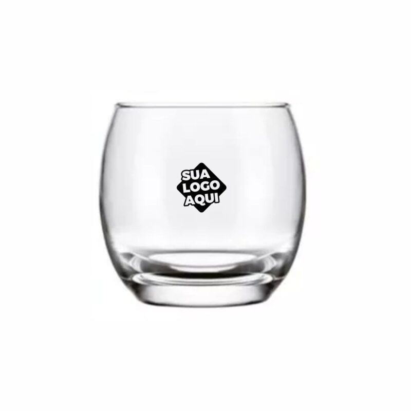 Copo de Vidro Personalizado Whisky Aruba 345ml