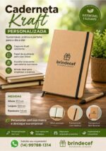 Caderneta Kraft Personalizada