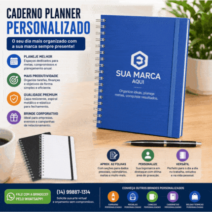 Caderno Planner Personalizado
