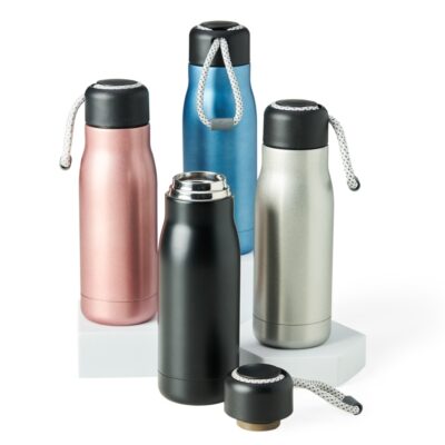 Garrafa Térmica Personalizada Inox 420ml 1 Garrafa Térmica Inox 420ml Personalizado: para Brindes