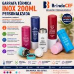 Garrafa Térmica Personalizada Inox 200ml
