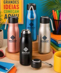 Garrafa Térmica Personalizada Inox 420ml