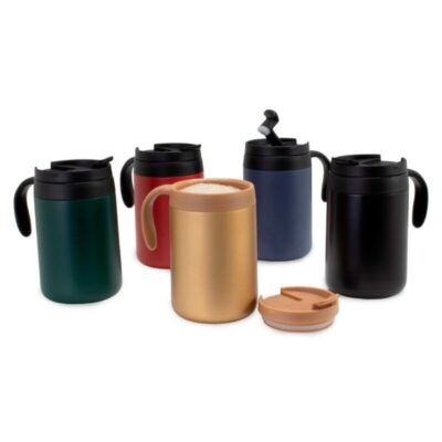 Caneca Térmica Inox 500ml Personalizada 1 Caneca Térmica Inox 500ml Personalizada