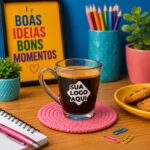 Caneca de Vidro Personalizada Madrid 170ml
