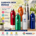 Garrafa Inox Personalizada 800ml