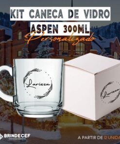 Kit de Caneca Aspen com Caixinha