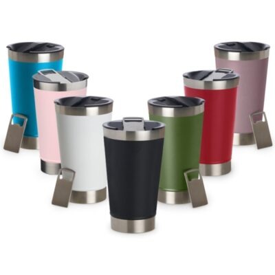 Copo Térmico 500ml com Abridor Personalizado 1 Copo Térmico 500ml com Abridor