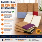 Caderneta A5 de Cortiça Personalizada