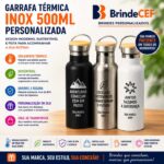 Garrafa Térmica Personalizada Inox 500ml