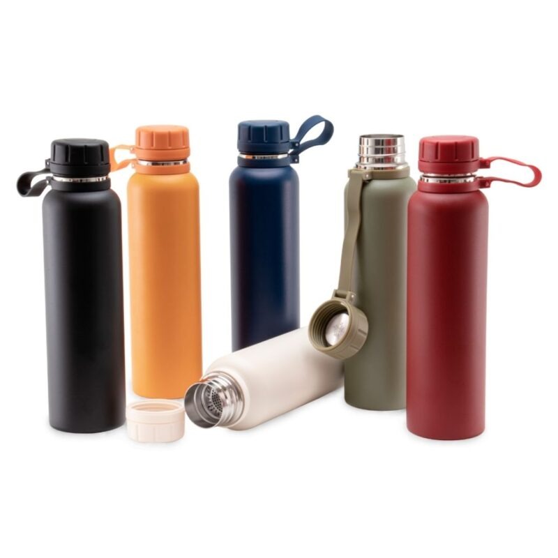 GARRAFA TERMICA INOX 1 LITROS COM INFUSOR 2