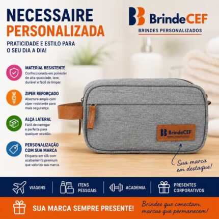 Necessaire Poliester Personalizado 14937