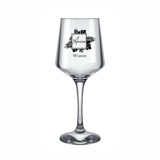 Taça de Vidro de Vinho Brunello 390ML Personalizada