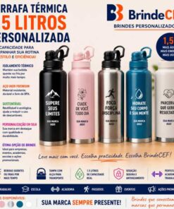 Garrafa Térmica Personalizada Inox 1,5 Litro: