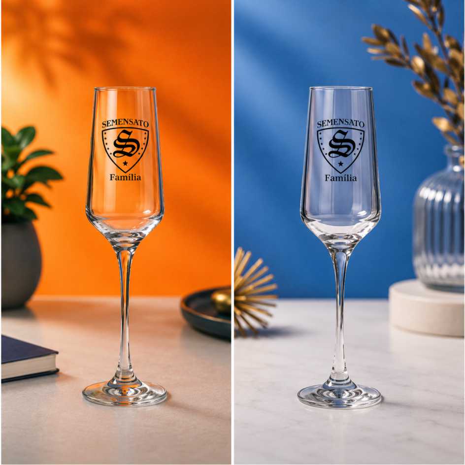 Taça de Vidro Personalizada Brunello 225ml Taça de Vidro Personalizada Brunello 225ml