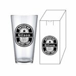 Kit Copo de Vidro 350ml + caixinha