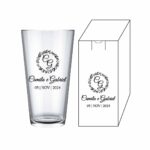 Kit Copo de Vidro 350ml + caixinha