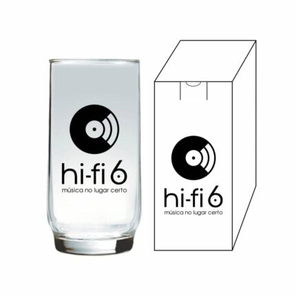 Kit Copos de Vidro Light e Caixinha Personalizados 410ml