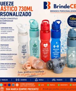 Squeeze Plástico 730ml Personalizado