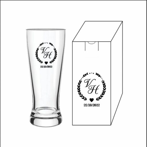 Kit Copo Lager de Cerveja com Caixinha Personalizado