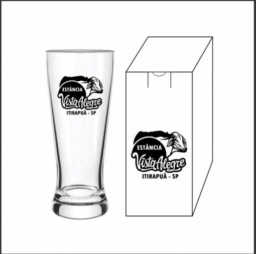 Kit Copo Lager de Cerveja com Caixinha Personalizado