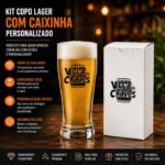 Kit Copo Lager de Cerveja com Caixinha Personalizado