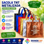 Sacola TNT Metalizada Personalizada