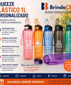 Squeeze Plástico 1L Personalizado 07030