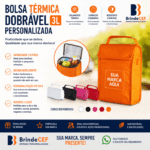 Bolsa Térmica Dobrável 3L Personalizada