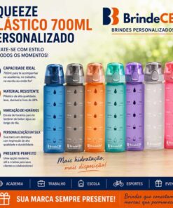 Squeeze Plástico 700ml Personalizado - C2416