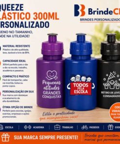 Squezze de Plastico 300ml Personalizado
