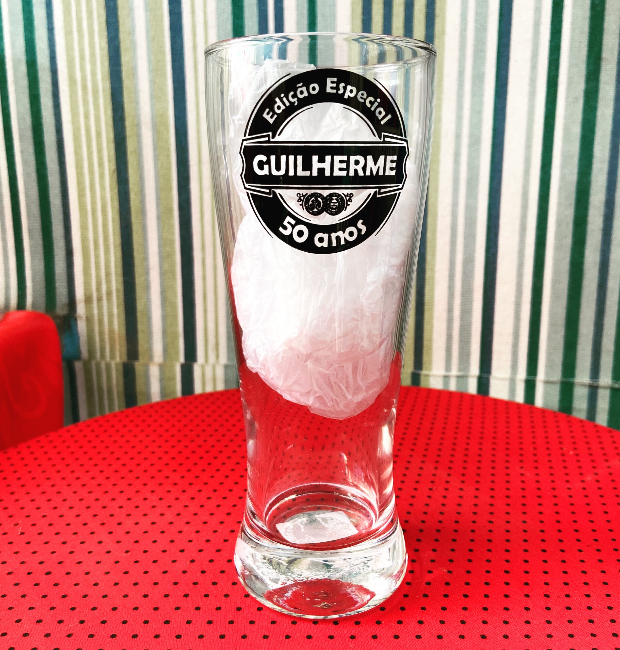 copo de vidro de cerbveja personalizado lager 300ml