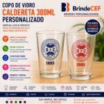 Copo de Vidro Caldereta 300ml Personalizado