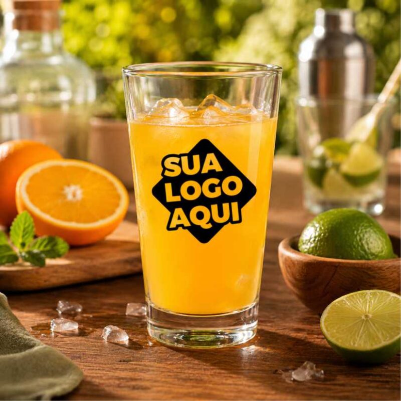 Copo de vidro Cairo 350 ml Personalizado