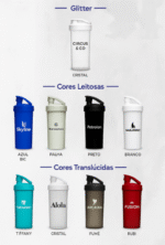 Garrafa de Água 500ml Personalizada de Acrílico