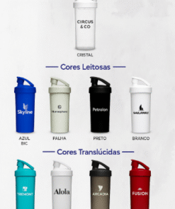 Garrafa de Água 500ml Personalizada de Acrílico