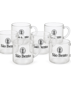 Kit Xícaras de Vidro 6 Peças