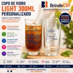 Copo de Vidro Personalizado Light 300ml
