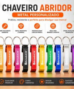 Chaveiro Abridor personalizado pe de galinha